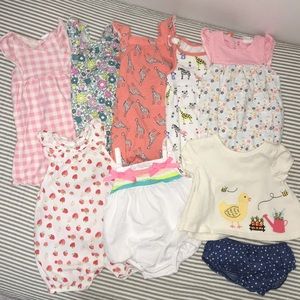 (8pc) Newborn jumper spring/summer bundle